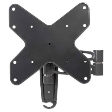 Soporte Manhattan Pared para TV Pantallas Planas 23" a 43" Movimiento Articulado Color Negro