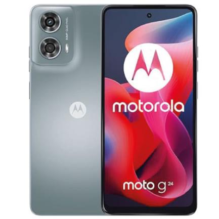 Smartphone Motorola G24 6.56" Mediatek 128GB/4GB Cámara 50MP+2MP/8MP Helio G85 Android 14 Color Gris 6
