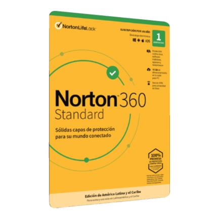 Licencia Antivirus ESD Norton 360 Standard 1 Año 1 Dispositivo ESDNRT570 - Código: ESDNRT570 | Compra en Guadalajara
