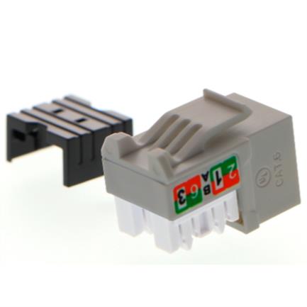 Modulo Sin blindaje Nexxt Solutions Keystone Jack Cat6 Tipo 110 Gris