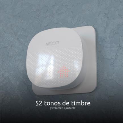 Timbre Inteligente con Cámara Nexxt Home NHC-D100 FHD 1080p 110° Micrófono Parlante y Sensor Integrados