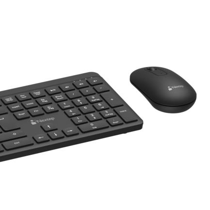 Teclado y Mouse Nextep Pro Inalambrico Ultra Delgado Operacion Silenciosa 2