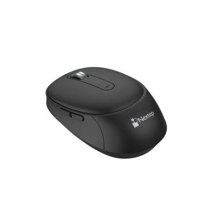Mouse Nextep Pro Inalambrico Silencioso 1600 Dpi Usb Color Negro Bateria Incluida 3