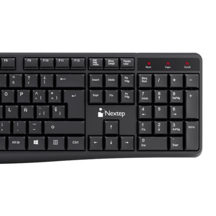 Teclado Inalambrico Nextep Resistente a Salpicaduras 2