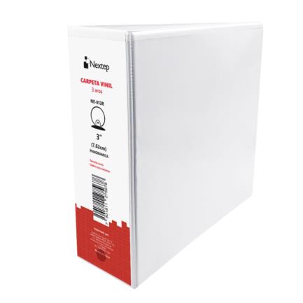 Carpeta Panoramica Nextep Vinil Aro "O" 3" Carta Blanca