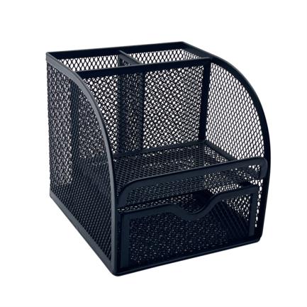 Organizador Malla Metalica Nextep 4 Secciones Negro