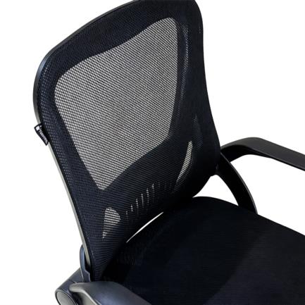 Silla de Visitas Nextep con Descansabrazos Ajustables de Tela/Malla 3
