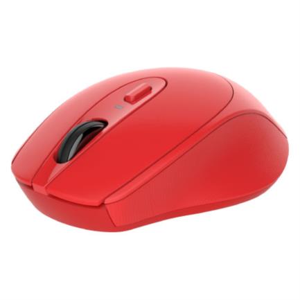 Mouse Nextep Inalámbrico Ergónomico USB 1600 dpi Batería Incluida Color Rojo 2