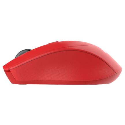 Mouse Nextep Inalámbrico Ergónomico USB 1600 dpi Batería Incluida Color Rojo 3