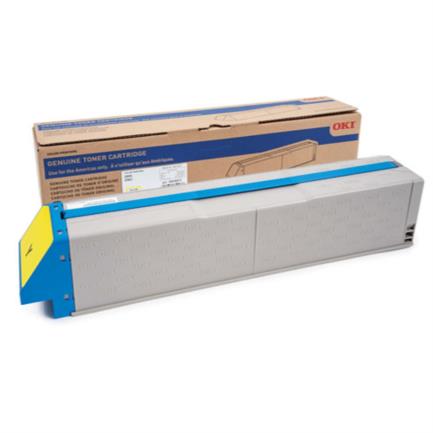 Tóner okidata 38k páginas para c931/941 color amarillo