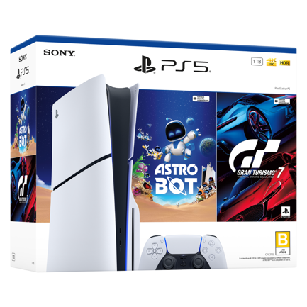 Consola PlayStation 5 de 1TB Astro Bot y Gran Turismo7 2