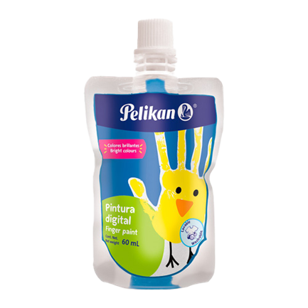 Pintura digital pelikan bolsa flexible color azul 60ml
