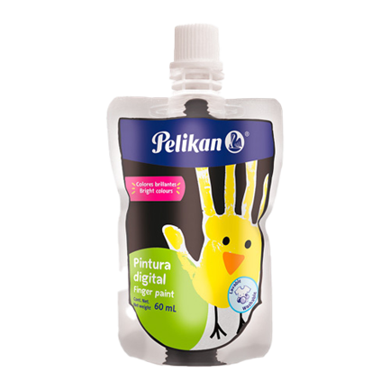 Pintura digital pelikan bolsa flexible color negro 60ml