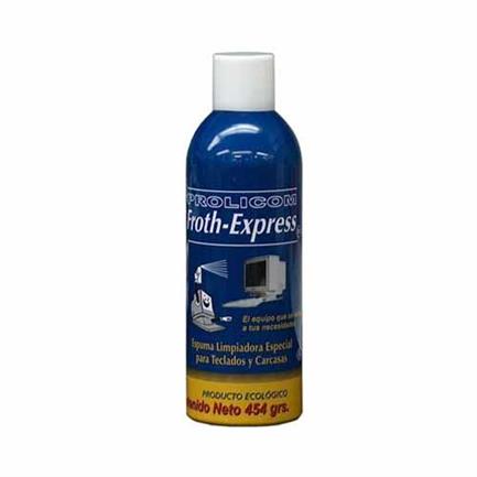 Espuma express prolicom froth pro 454 gms teclado carcasas