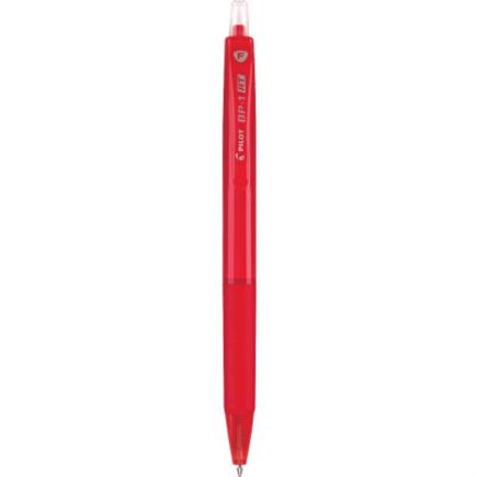Bolígrafo pilot bp-1 rt fino retráctil color rojo c/12 pzas