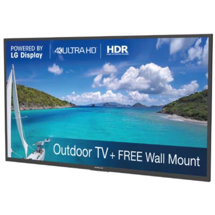 Pantalla Peerless para Exterior Neptune Shade Series 55" Smart TV 4K Resolución 3840x2160 HDR