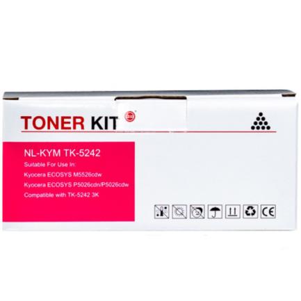 Tóner print-rite tk-5242 nv9 3k color magenta