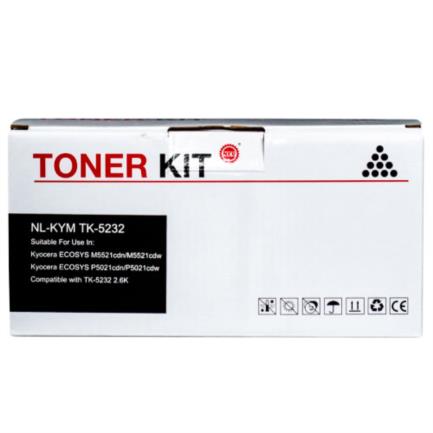 Tóner print-rite tk5232 nv9 2.6k color negro