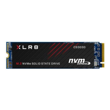 Unidad de Estado Sólido SSD PNY CS3030 Gamer Alto rendimiento XLR8 NVMe 500GB M.2 2280 PCIe Lect.3500mbs/Escr2000mbs