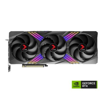 Tarjeta video pny nvidia geforce rtx4090 24gb epic-x rgb triple ventilador ddr6x pcie x16 hdmi/dp atx gama alta gaming