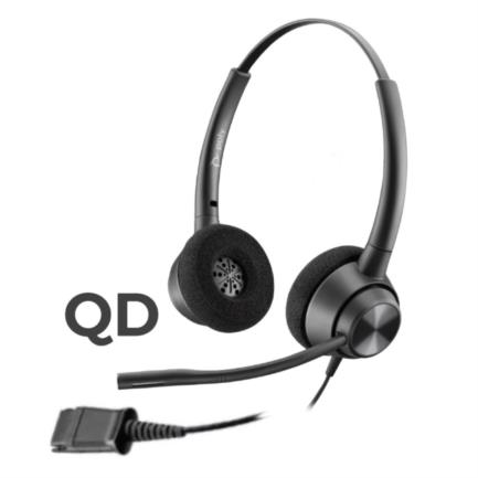 Auricular Biaural POLY EncorePro 320 con Quick Disconnect