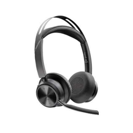 Poly Auriculares Voyager Focus 2 con Certificación de Microsoft Teams con base de carga 2
