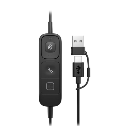 Auriculares Poly monoaurales con cable USB HP Mission 415 Classic