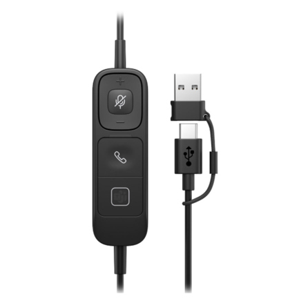 Auriculares Poly monoaurales con cable USB HP Mission 615