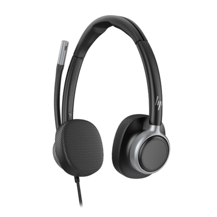 Auriculares Poly estéreo con cable USB HP Mission 625 3