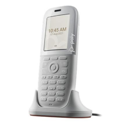 POLY Rove 40 Telefono IP Inalambrico de 20 lineas Color Gris Terminal con conexion por cable. Requiere Poly Rove B4 por separado