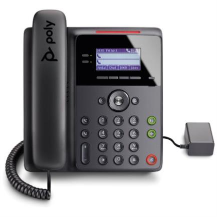 Poly Telefono IP Edge B10 con fuente de alimentacion