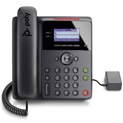 Poly Telefono IP Edge B20 y habilitado para PoE