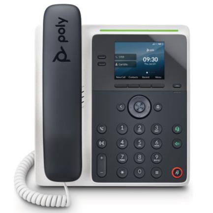 Poly Telefono IP Edge E100 y habilitado para PoE