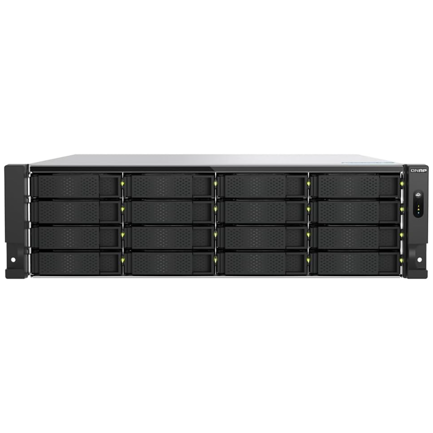 Unidad de Almacenamiento NAS QNAP TS-H1677AXU 16 Bahias AMD Ryzen 7 5.3GHz 32GB DDR5 2xM.2 para Rack 3U Sin Discos