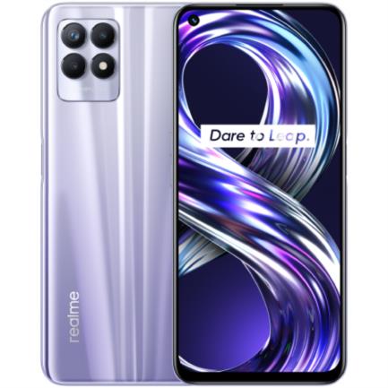Smartphone Realme 8i 6.6" 128GB/6GB Cámara 50MP+2MP+2MP/16MP Helio Android 11 Color Violeta 4
