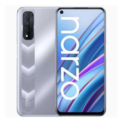 Smartphone Realme Narzo 30 6.5" 5G FHD 128GB/4GB Cámara 48MP+8MP+2MP/16MP Mediatek Android 10 Color Plata