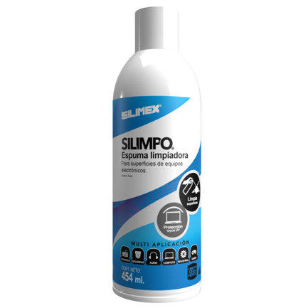 Espuma Limpiadora Para Gabinete Silimex Silimpo 454ml