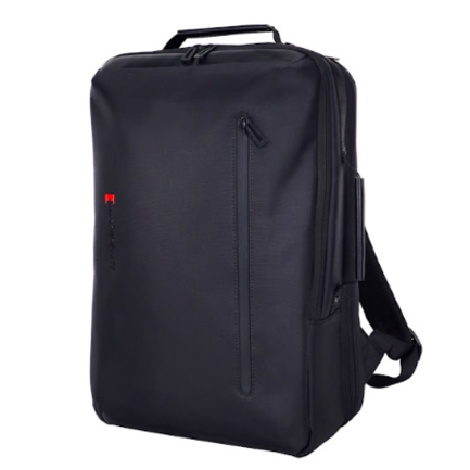 Mochila Swissmobility WATSON 17 2 cierres principales rígida doble asa color negro 5