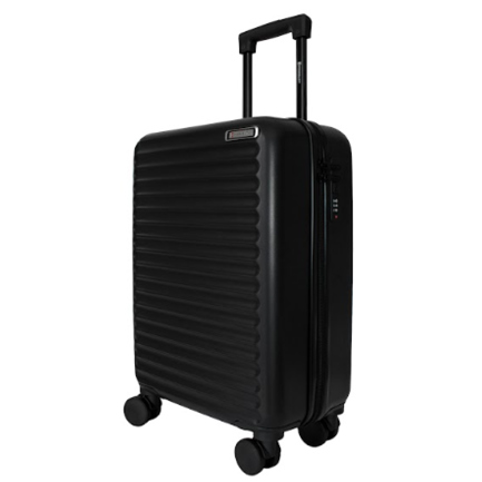 Maleta Rigida Swissmobility 20 Carry On 8 ruedas ABS candado de seguridad cierre interno cintas de sujeción negro 4