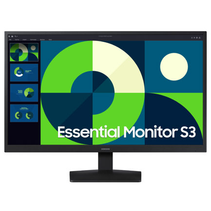 Monitor Samsung 24" Essential S3 S31D FHD Panel VA Resolución 1920 x 1080 Plano HDMI/D-Sub 5