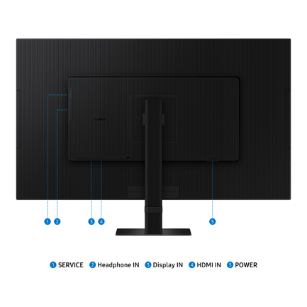 Monitor Samsung ViewFinity S7 32" 4K 3840x2160 Plano IPS 5ms 60Hz Negro