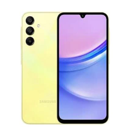 Smartphone Samsung A15 6.5" Octacore 128GB/6GB Cámara 50MP+5MP+2MP/13MP LTE Importado Android 14 Color Amarillo