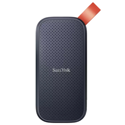 SSD Externo SanDisk Portable 2TB USB-C 3.2 Lect 520mbs Color Negro