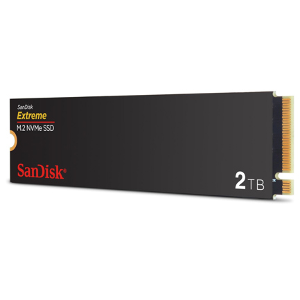 Unidad de Estado Solido SSD Interno Sandisk Extreme 2TB M.2 2280 NVME PCIE GEN4 LECT.5150MBS ESCRIT.4850MBS 2