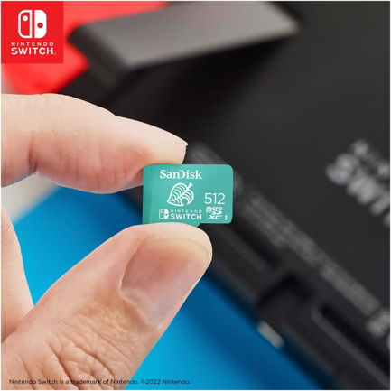 Memoria MICROSD SDXC Sandisk 512GB Nintendo Switch Animal Crossing