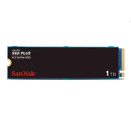 SSD Interno Sandisk 1TB PLUS M.2 NVMe PCIe Gen 3.0 3