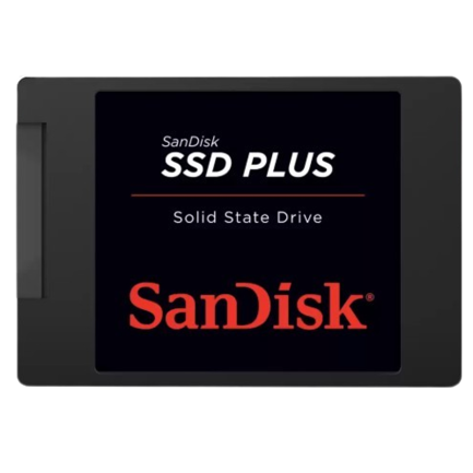 SSD Plus Sandisk de 1TB 2.5 SATA III 6 Gb/s Lectura 545MB/s Escritura 515MB/s 2