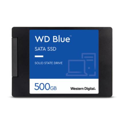Unidad de estado sólido ssd western digital blue 500gb 2.5 sata 3d nand lect 560mbs/esc 530mbs