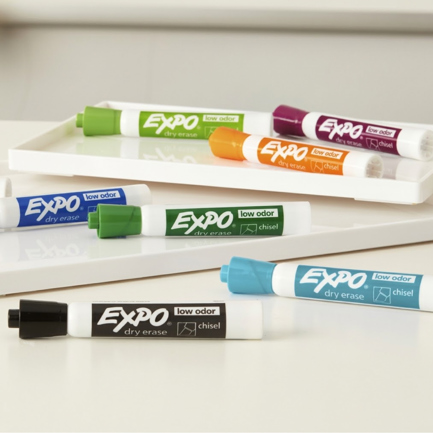 Marcador Sanford Expo para pizarron colores vibrantes pqte con 2 piezas