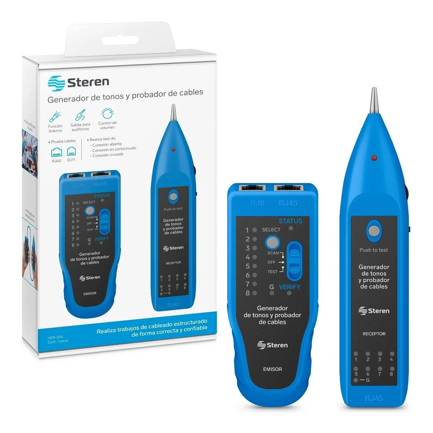 Steren Generador D/Tonos y Probador D/Cables CAT5/6/7/8 3